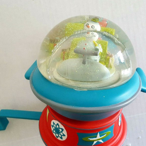 FROSTBOT Stocking Holder Snow Globe BOMBAY KIDS NIB RARE - Picture 2 of 8